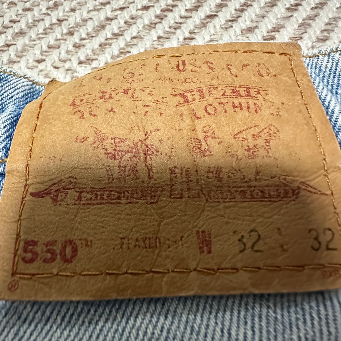 LEVI'S 550 90's usa made vintage jeans 상품이미지3