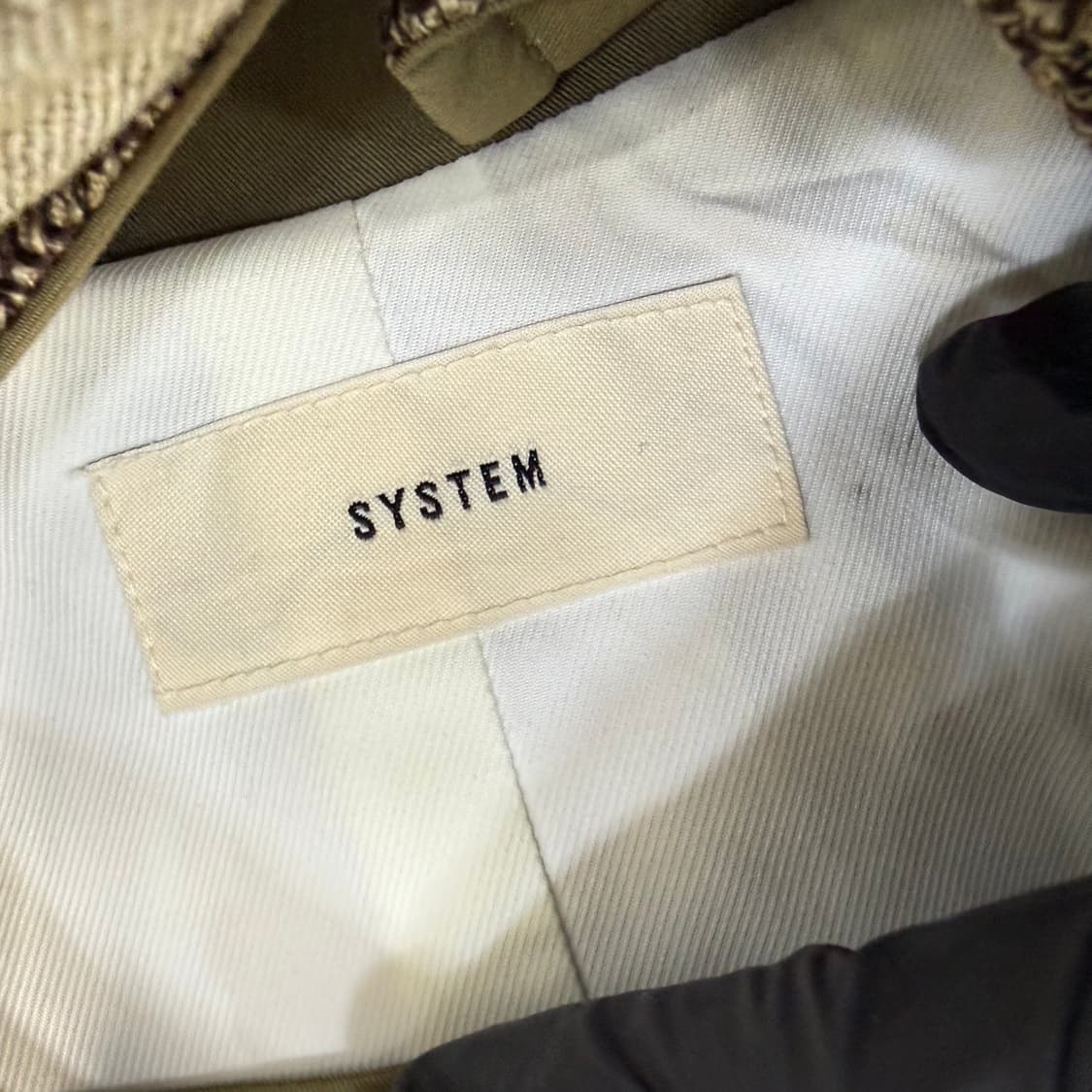 82 한섬 시스템 하프넥 트렌치 코트 0203T 상품이미지3