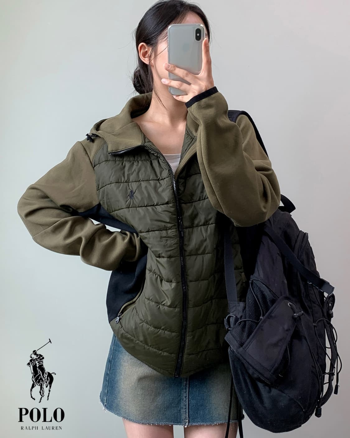 폴로 패딩 후드집업 상품이미지2