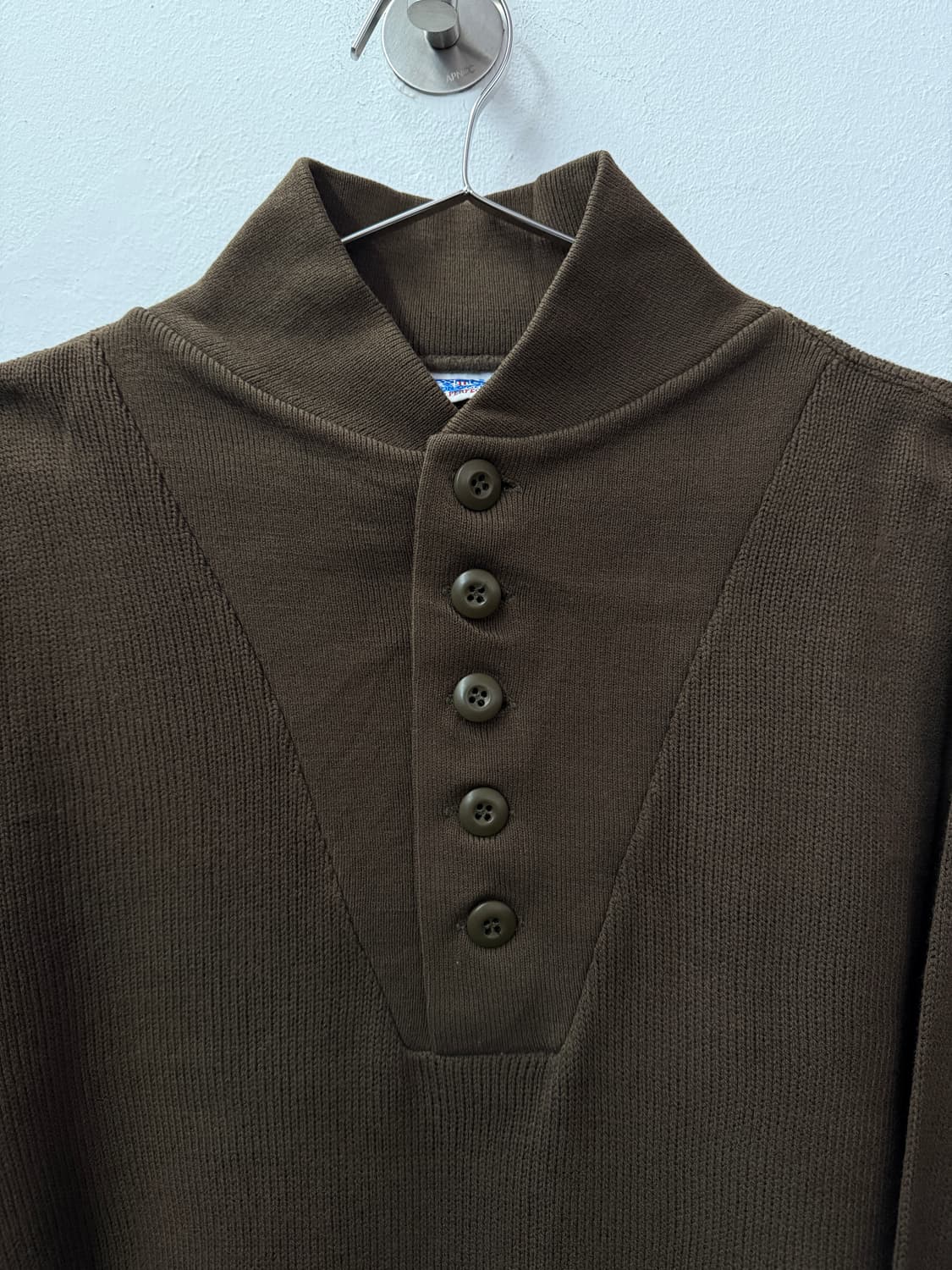 미군 DSCP 군납 헨리넥 커맨드 스웨터 L 상품이미지2