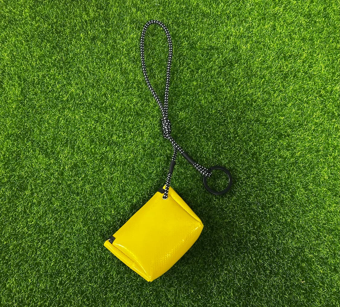 [새상품] 프라이탁 희귀 옐로우 미니 키링 #에어팟키링파우치 상품이미지5