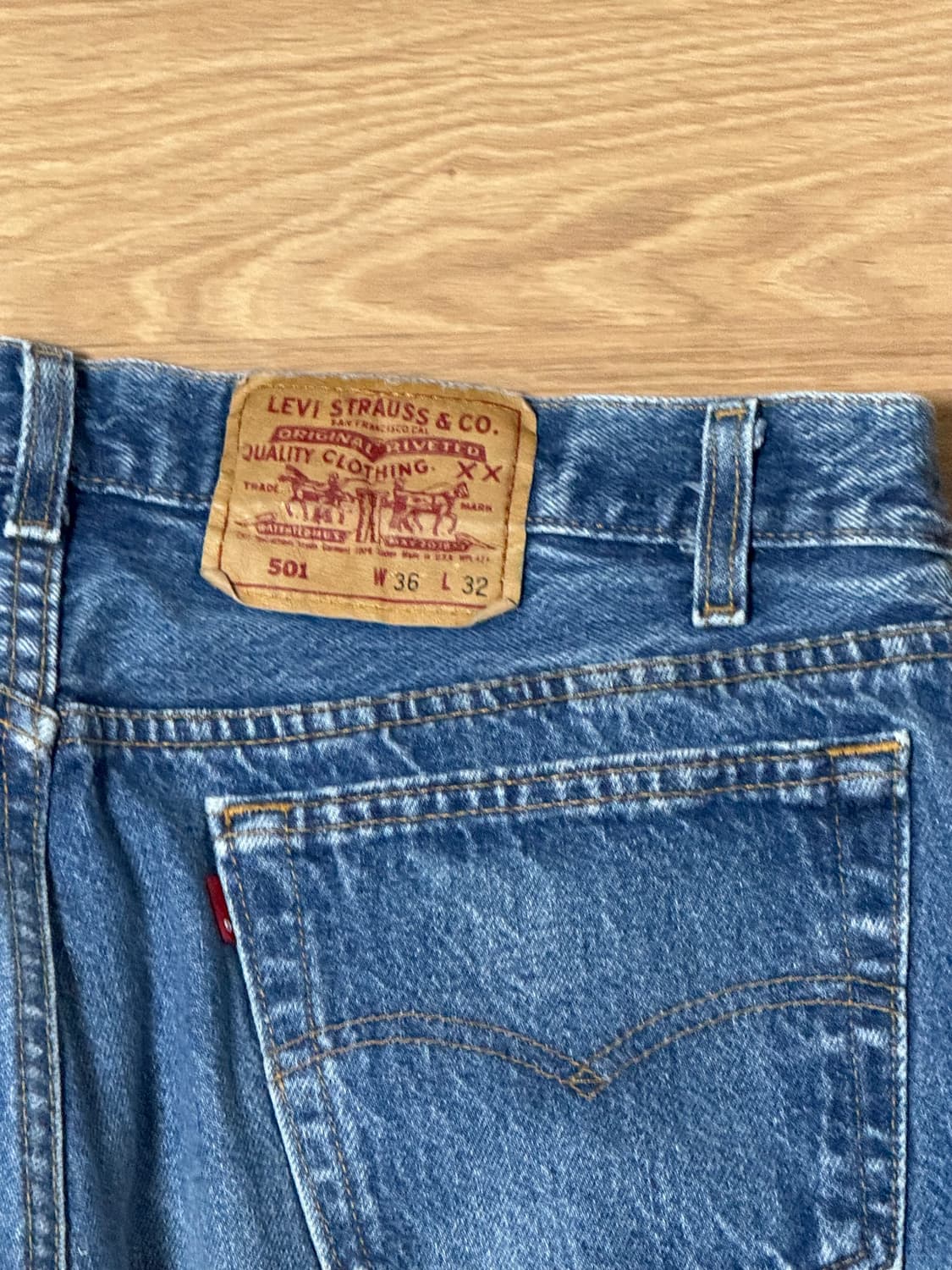 빈티지 리바이스 501 made in usa 36x32사이즈 상품이미지3