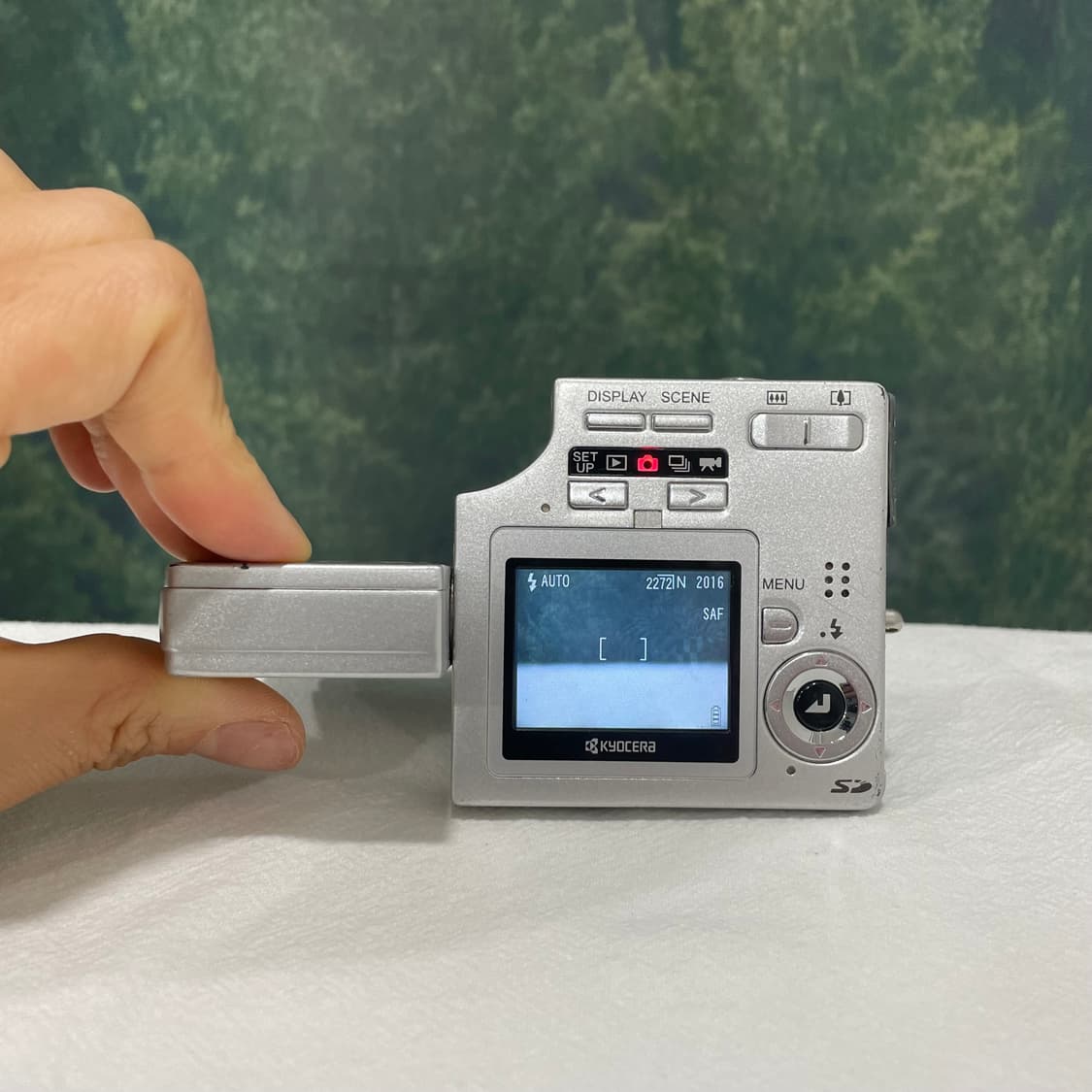 (셀카/희귀) 교세라 finecam sl400r 디지털카메라 상품이미지4