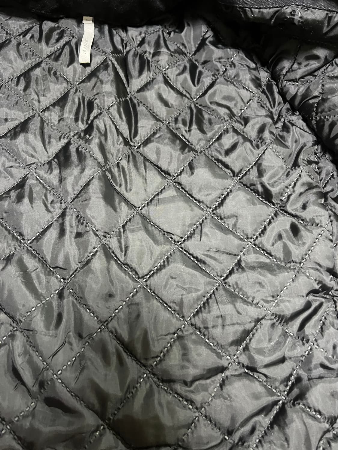 노이어 리얼 레더 카라 패디드 워크자켓 50 사이즈 상품이미지5