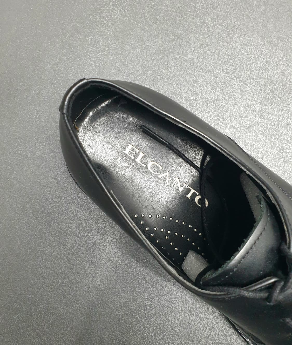 [260]엘칸토 천연소가죽 구두 (새상품) 상품이미지8