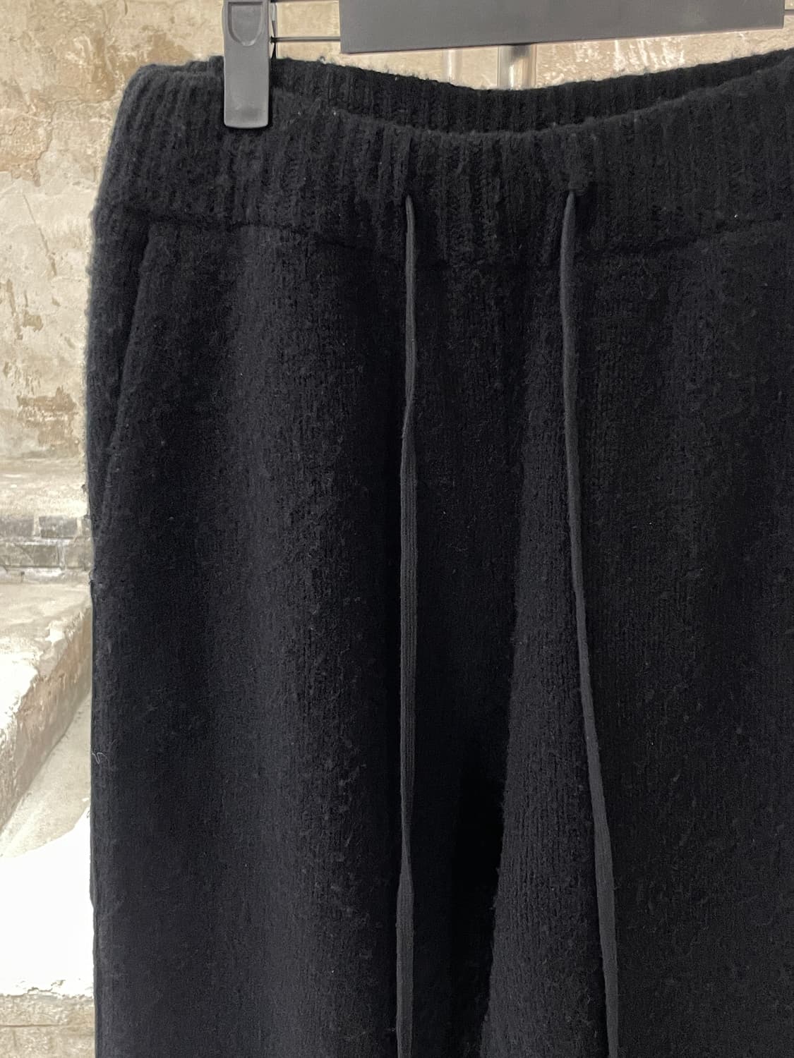 알렉산더 왕 블랙 스트링 울 팬츠 상품이미지2