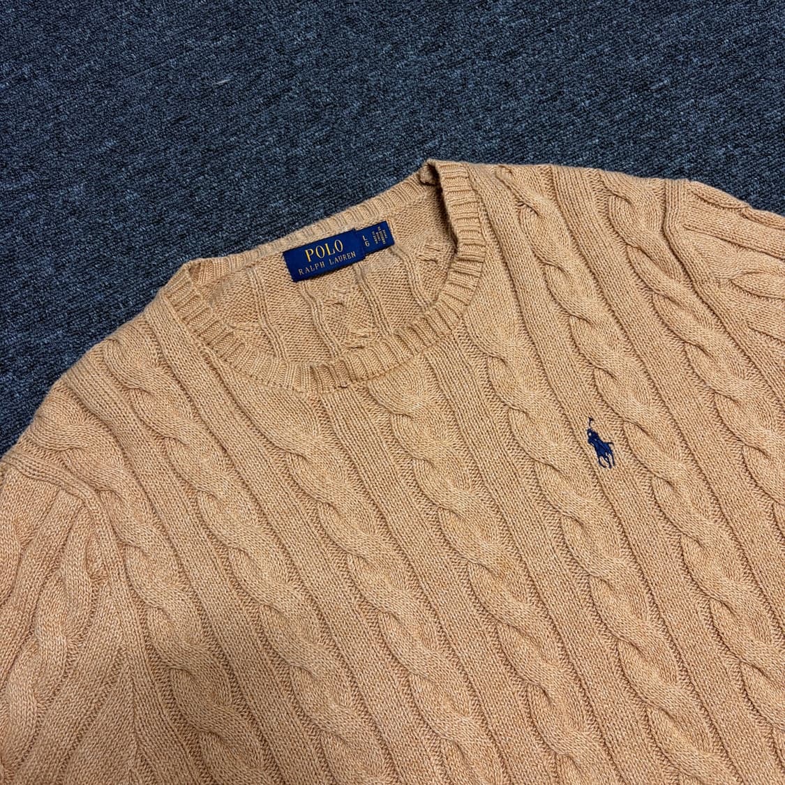 폴로 랄프로렌 꽈배기 니트 상품이미지3
