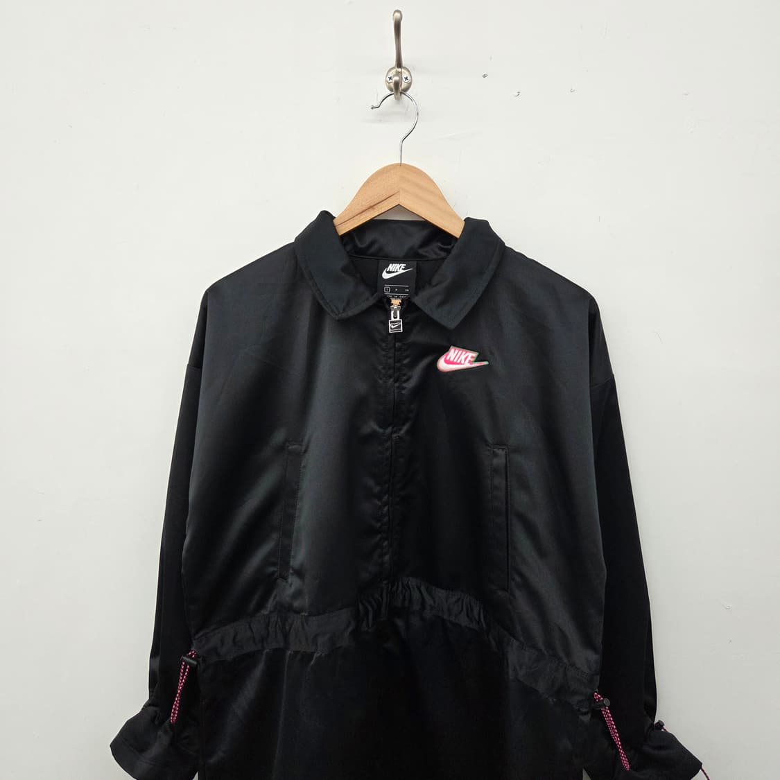 나이키 블랙 롱 바람막이 자켓 여성 XL 상품이미지2