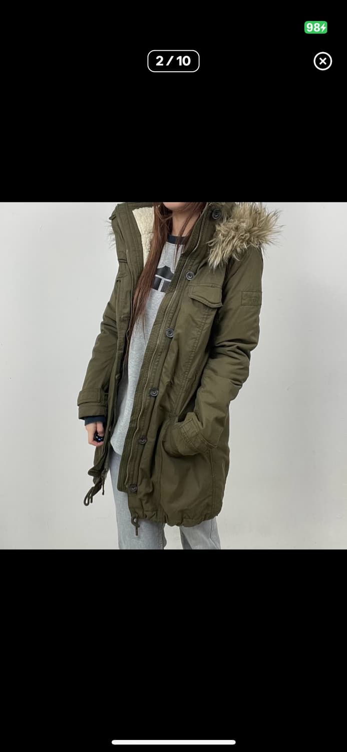 아베크롬비 야상 카키 자켓 상품이미지2