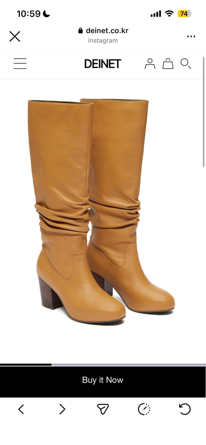 deinet 부츠 아이보리 컬러 상품이미지2