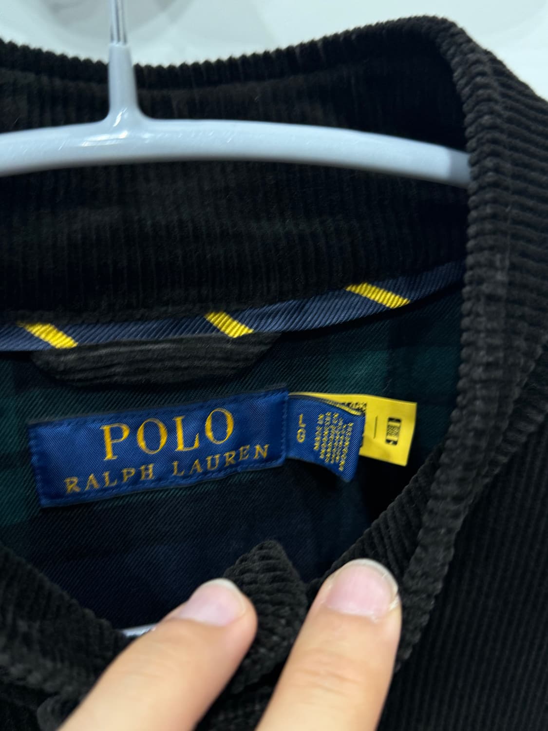 폴로 랄프로렌 코듀로이 자켓 L 다크 브 상품이미지4