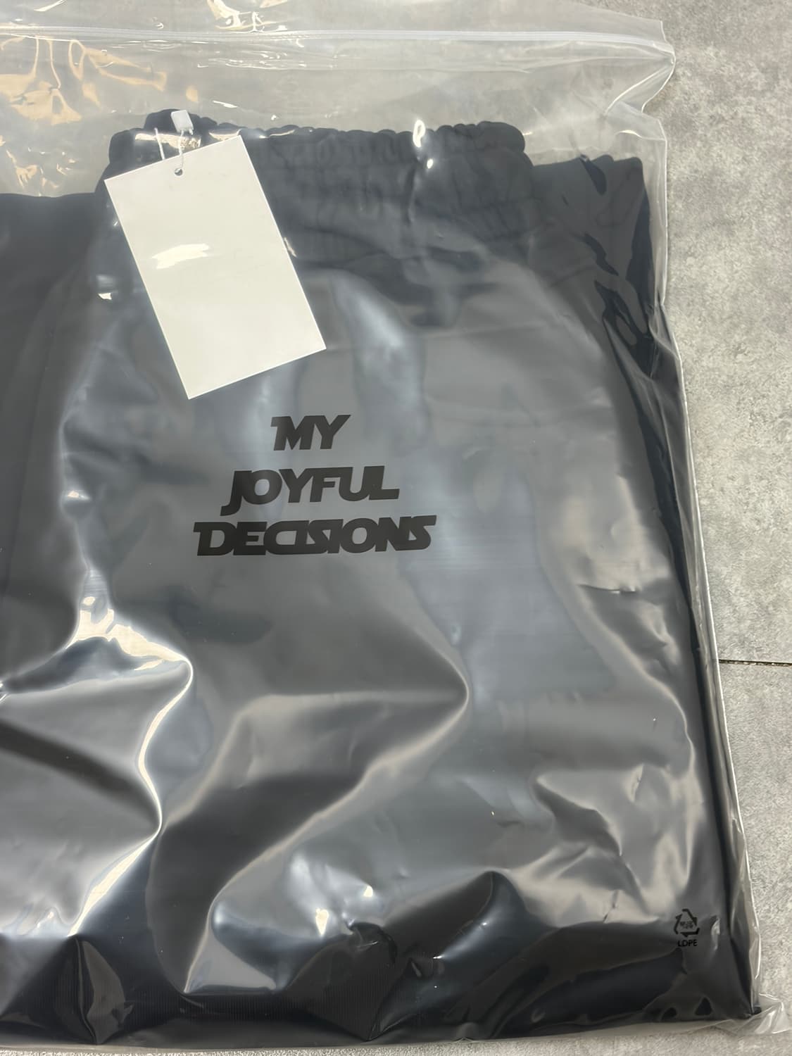 Mjd 엠제이디 에브리데이 헤비 스웻 배기 팬츠 블랙 판매 상품이미지1