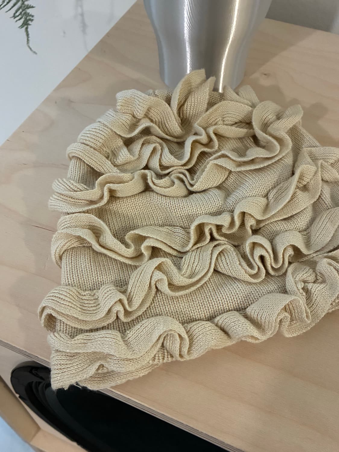 레이 빔즈 Ray BEAMS 프릴 비니 상품이미지4