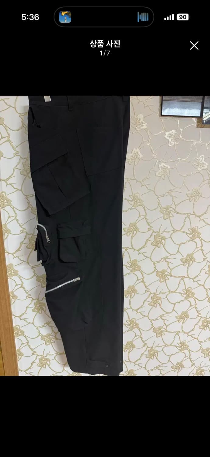 논노드 메카닉팬츠 블랙2사이즈 상품이미지1