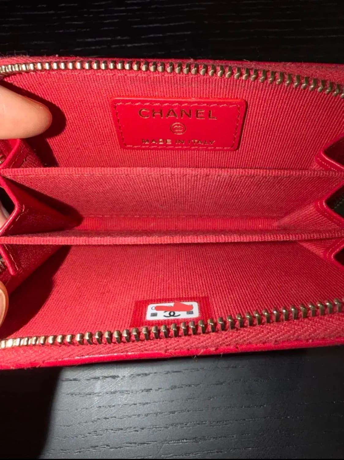 샤넬 하트 CC로고 지갑 상품이미지4