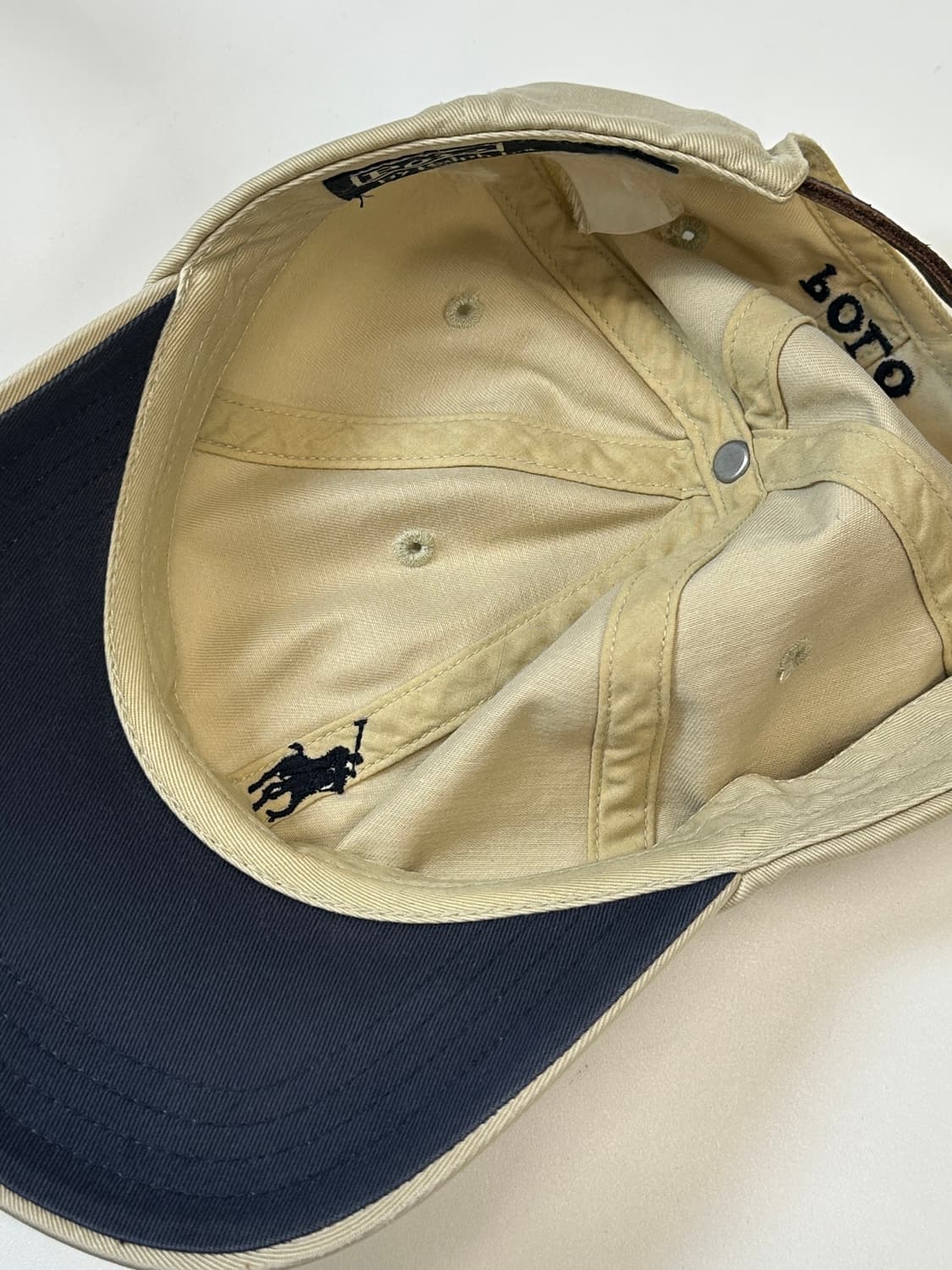 폴로 포니 가죽스트랩 볼캡  상품이미지3