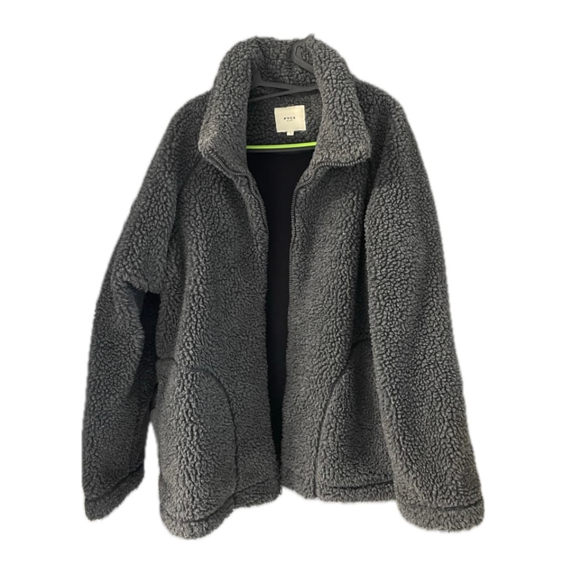PVCS 플리스 점퍼 진회색 상품이미지1