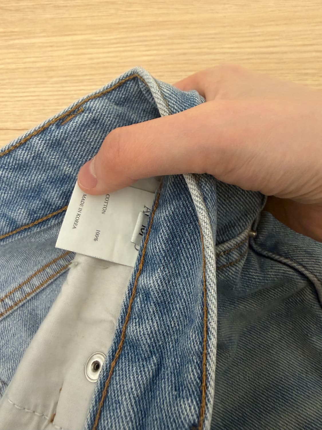 아르토 빈티지 와이드 데님 상품이미지7