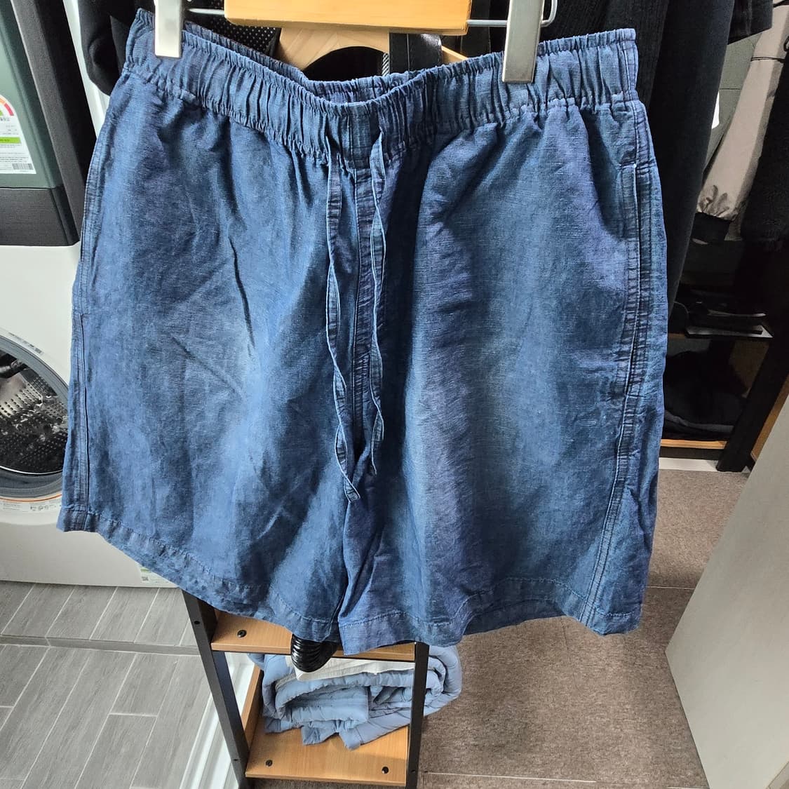 ​[매장가 200만대] 로에베 피셔맨 드로스트링 데님 쇼츠 (XL) 상품이미지2