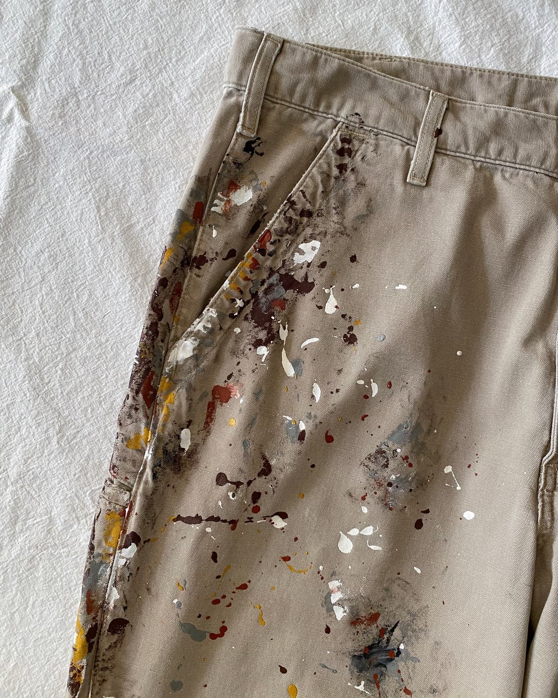 칼하트 페인팅 워크 팬츠 상품이미지4