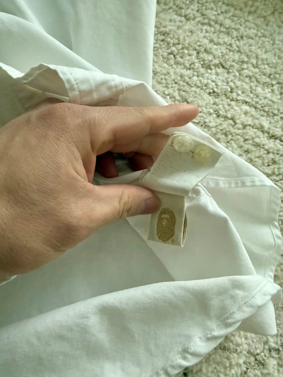 베이프 포켓카모 셔츠 M 상품이미지3