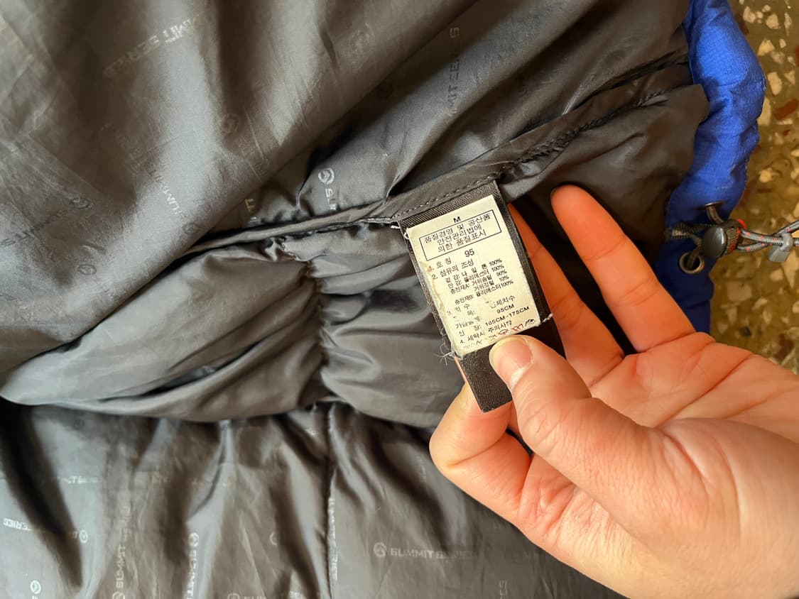 노스페이스 히말라야1패딩 블루 상품이미지7