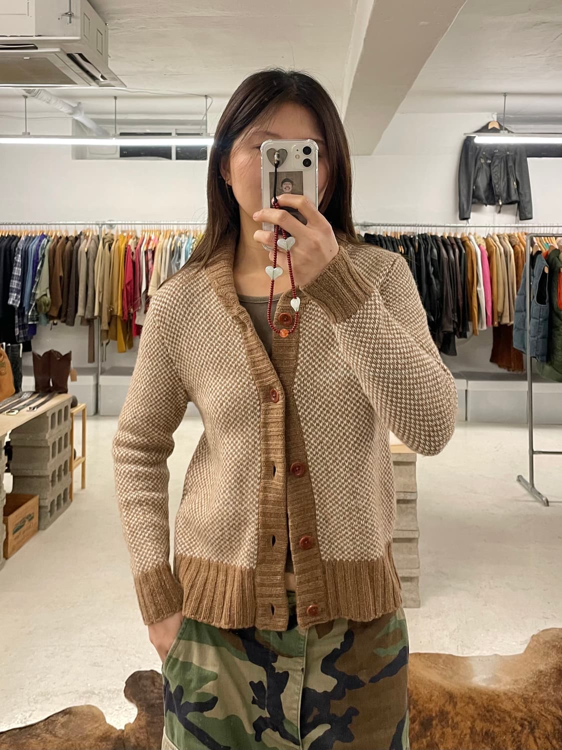 BEAMS BOY shawl collar cardigan 빔즈보이 숄카라 상품이미지7