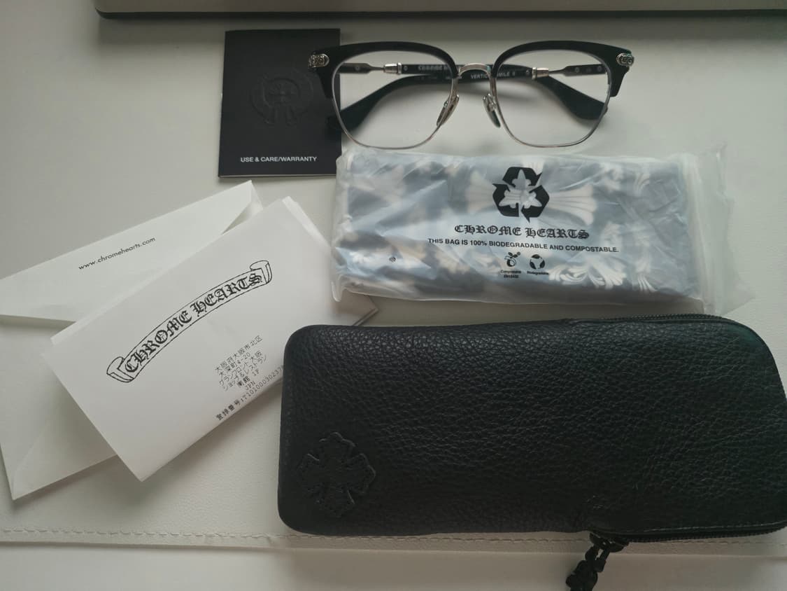 크롬하츠 버티컬스마일2 블랙/실버 상품이미지2