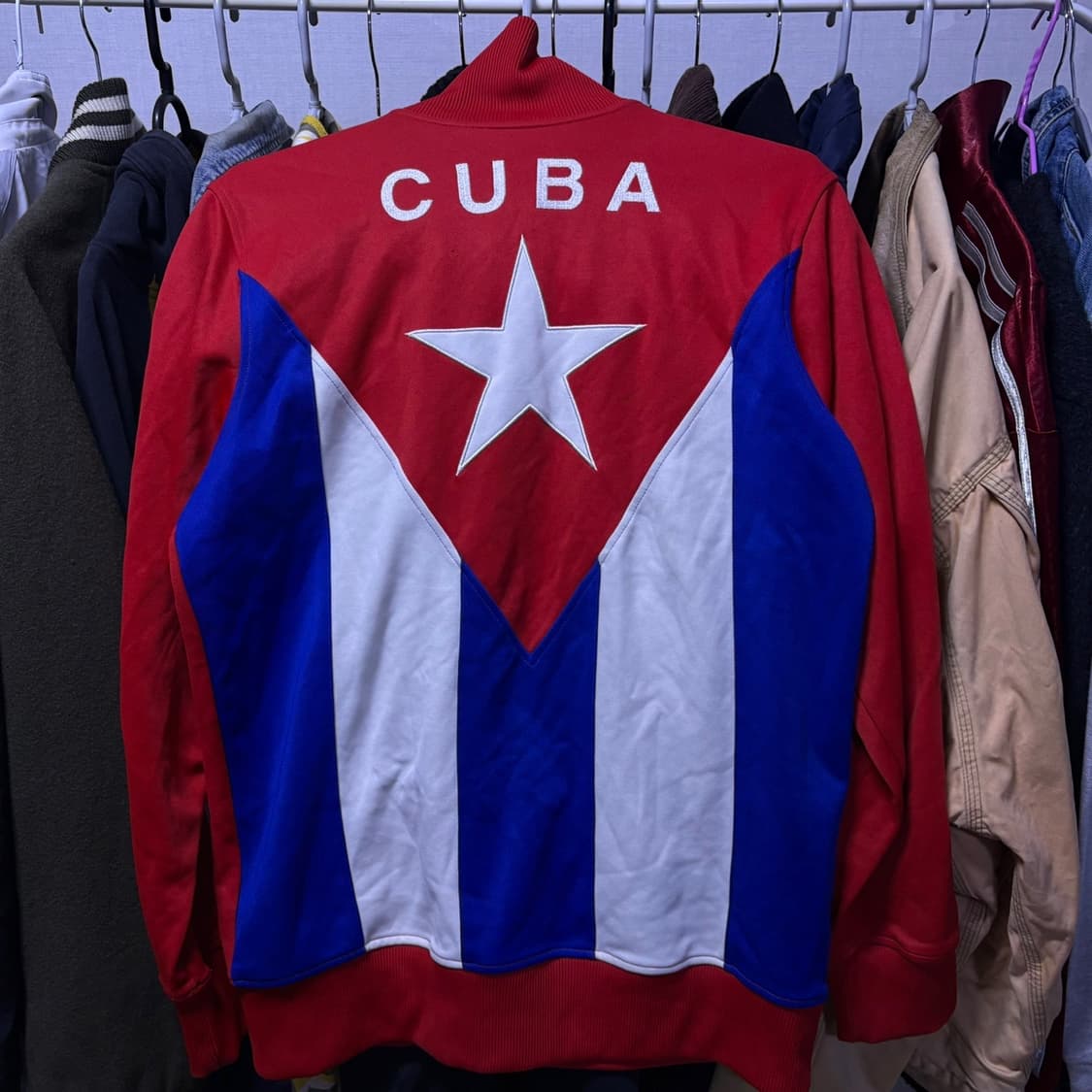 아디다스 쿠바 져지 레드 트랙탑 100 상품이미지2