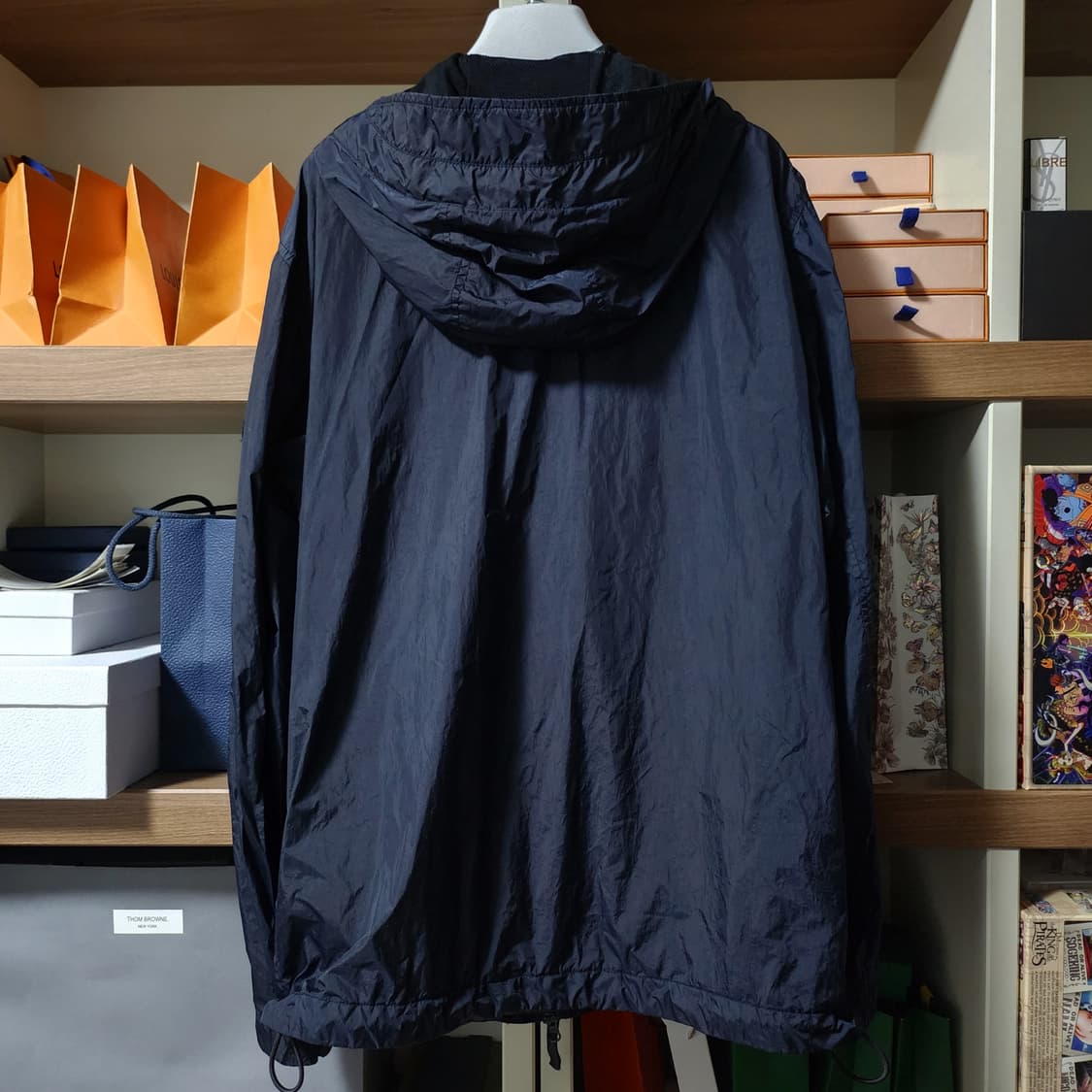 23SS 스톤아일랜드 크링클랩스 후드 자켓 바람막이 XL 상품이미지2