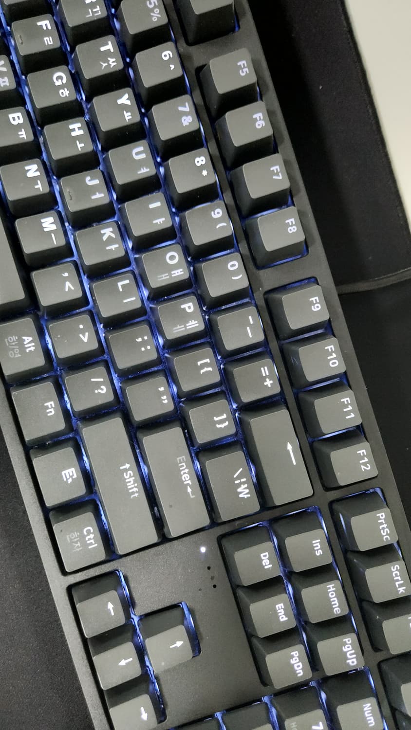 # 콕스 게이트론 게이밍 키보드 기계식 황축 ck108 급처 상품이미지3