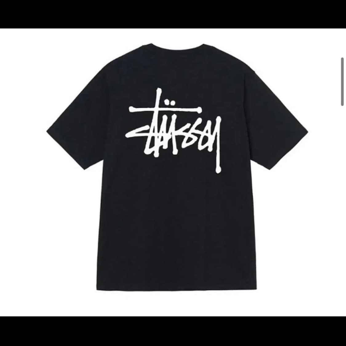 스투시 베이직 로고 반팔 블랙 M사이즈 상품이미지1