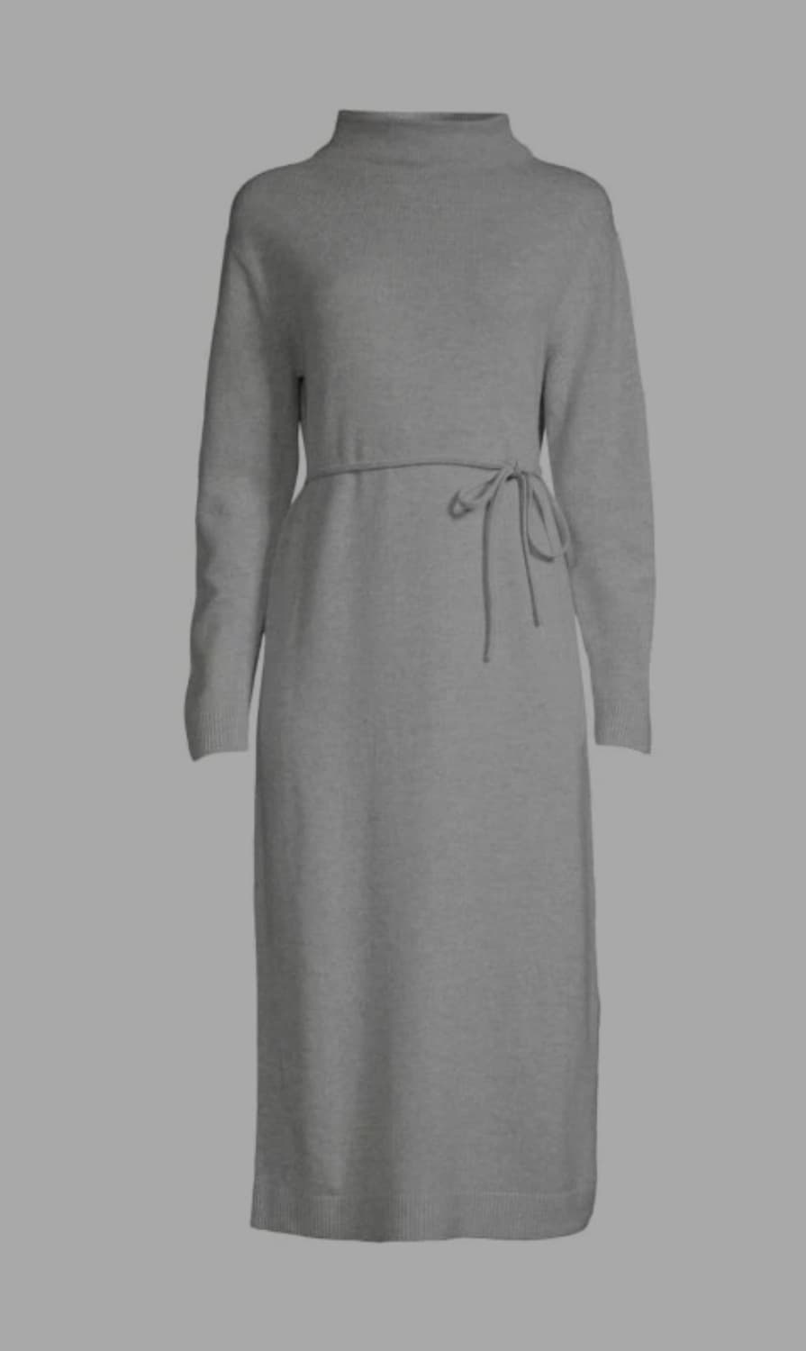 빈스 하이넥 울 캐시미어 니트 원피스 44 ~ 66 상품이미지3