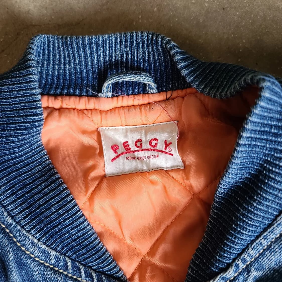 Peggy 패치워크 데님 Ma-1 상품이미지7