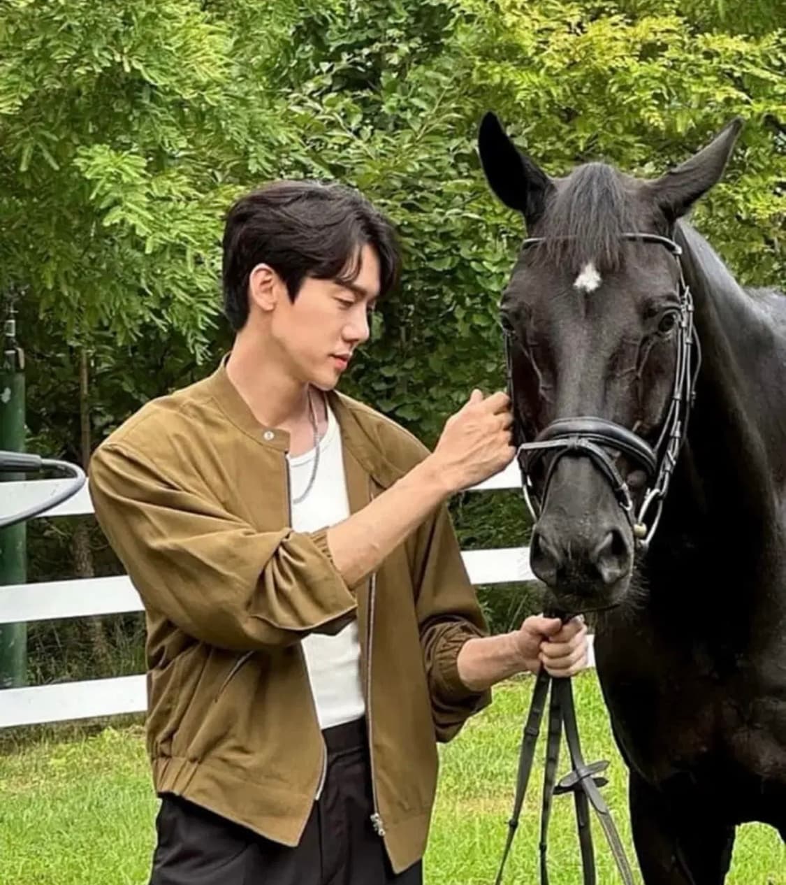 [S] 렉토 카소토 비스코스 보울링 점퍼 자켓 카키 브라운 상품이미지2