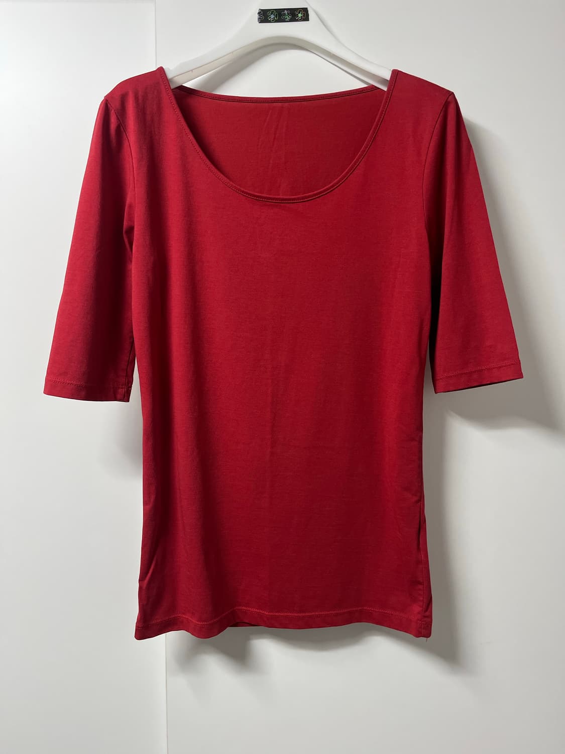 Repos 리포스 스쿱넥 티셔츠 (레드) 상품이미지2