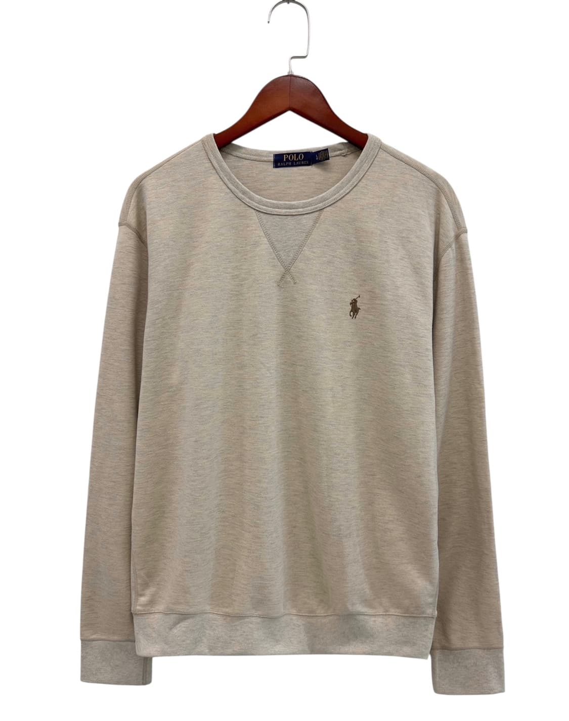  폴로 맨투맨 베이지 (L~XL) 상품이미지1