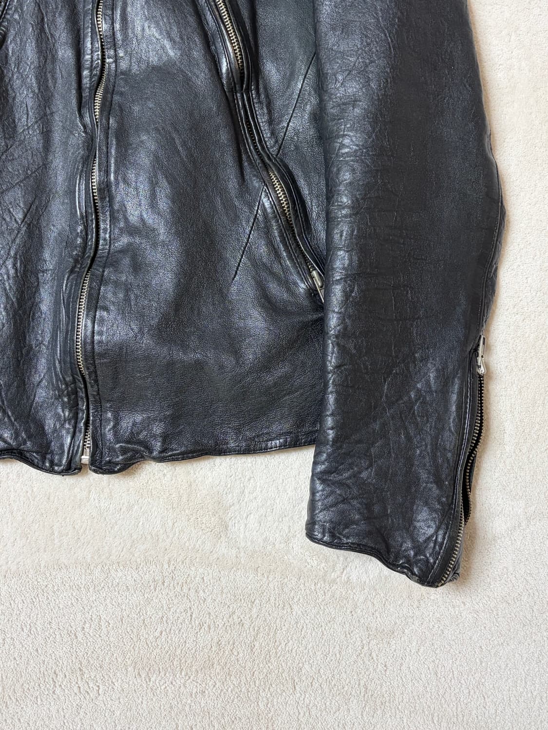 5zip 레더 자켓 상품이미지5