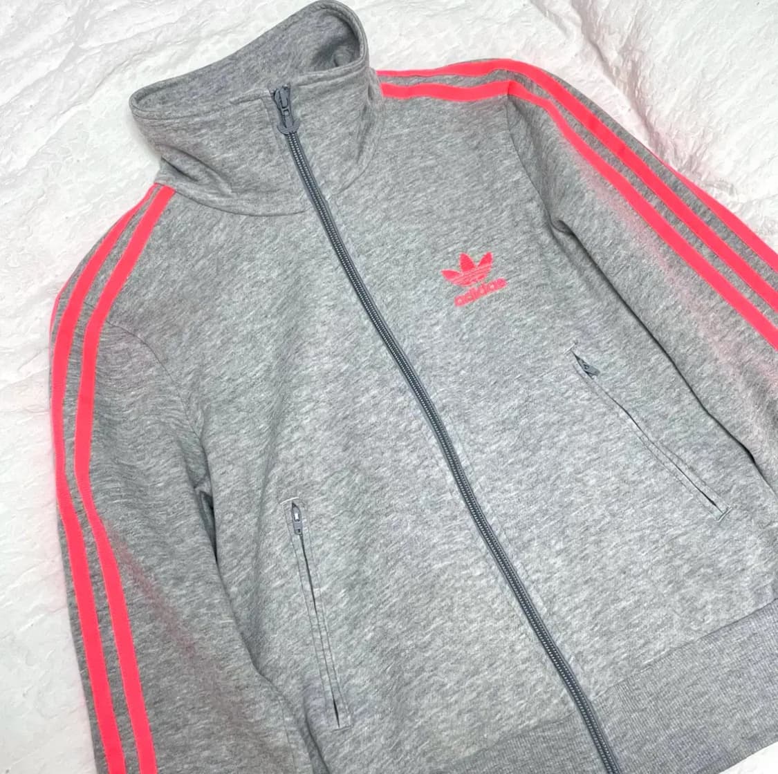 아디다스 오리지널 불꽃 져지 그레이핑크 회핑 여성용 상품이미지1