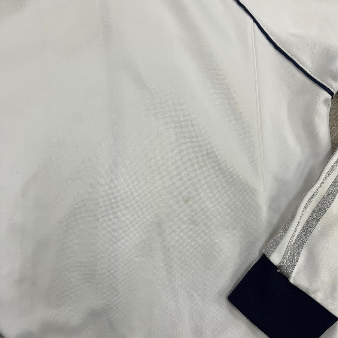 95 아디다스 화이트 실버 트랙탑 집업 0209M1 상품이미지8