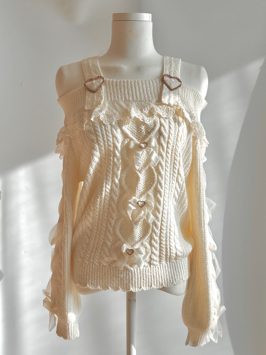 Lizlisa 오프숄더 니트 히메갸루 달천깔 양산형 일브 상품이미지1