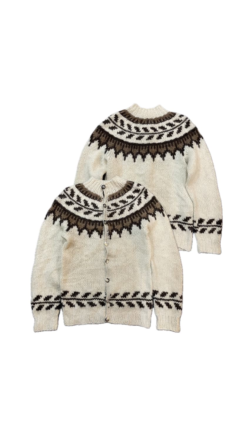 Nordic Knit Cardigan 상품이미지1
