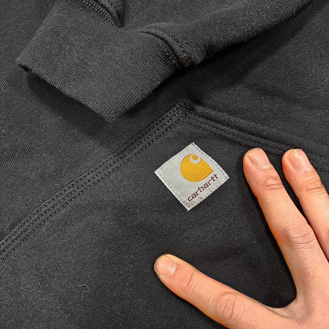 칼하트(Chrhartt) 오리지널핏 시그니쳐 기모 후드티 XL 상품이미지3