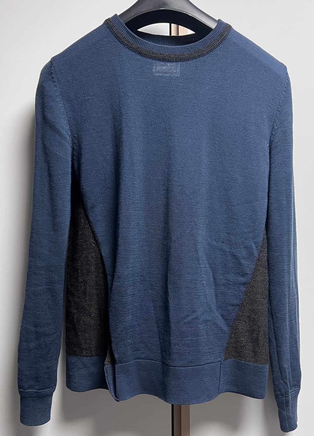 우영미 투톤 니트 상품이미지2