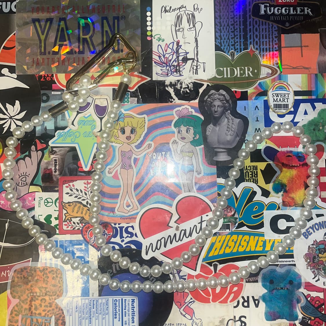 [남녀공용70cm]진주목걸이 상품이미지1