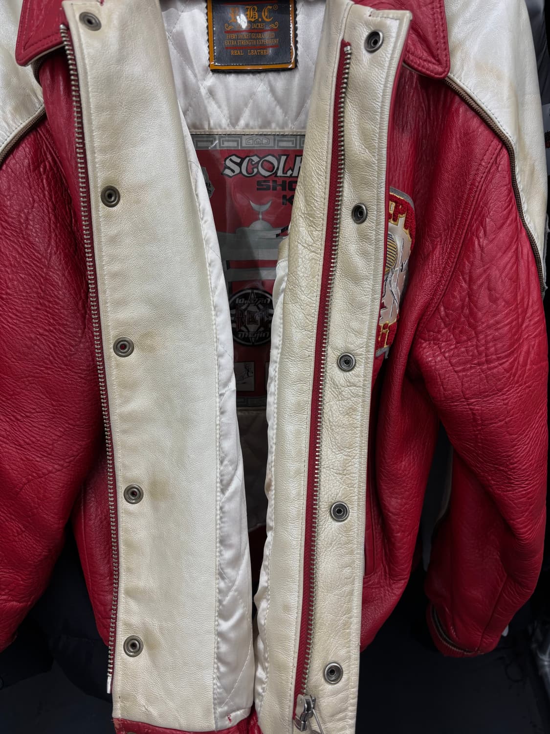 RBC 스콜피온 레더 봄버 자켓 상품이미지6