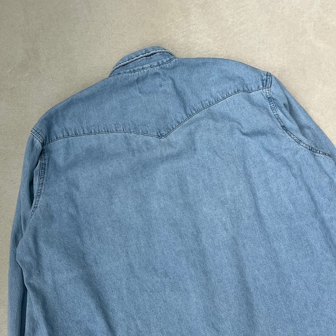 랭글러 웨스턴 데님셔츠 s08877 상품이미지4