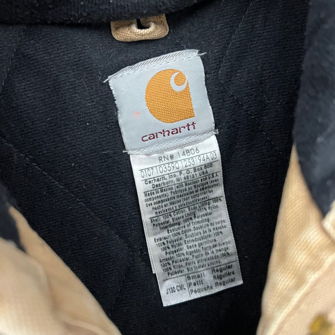 칼하트 OG J130 CML 액티브 후드 워크 자켓 상품이미지4