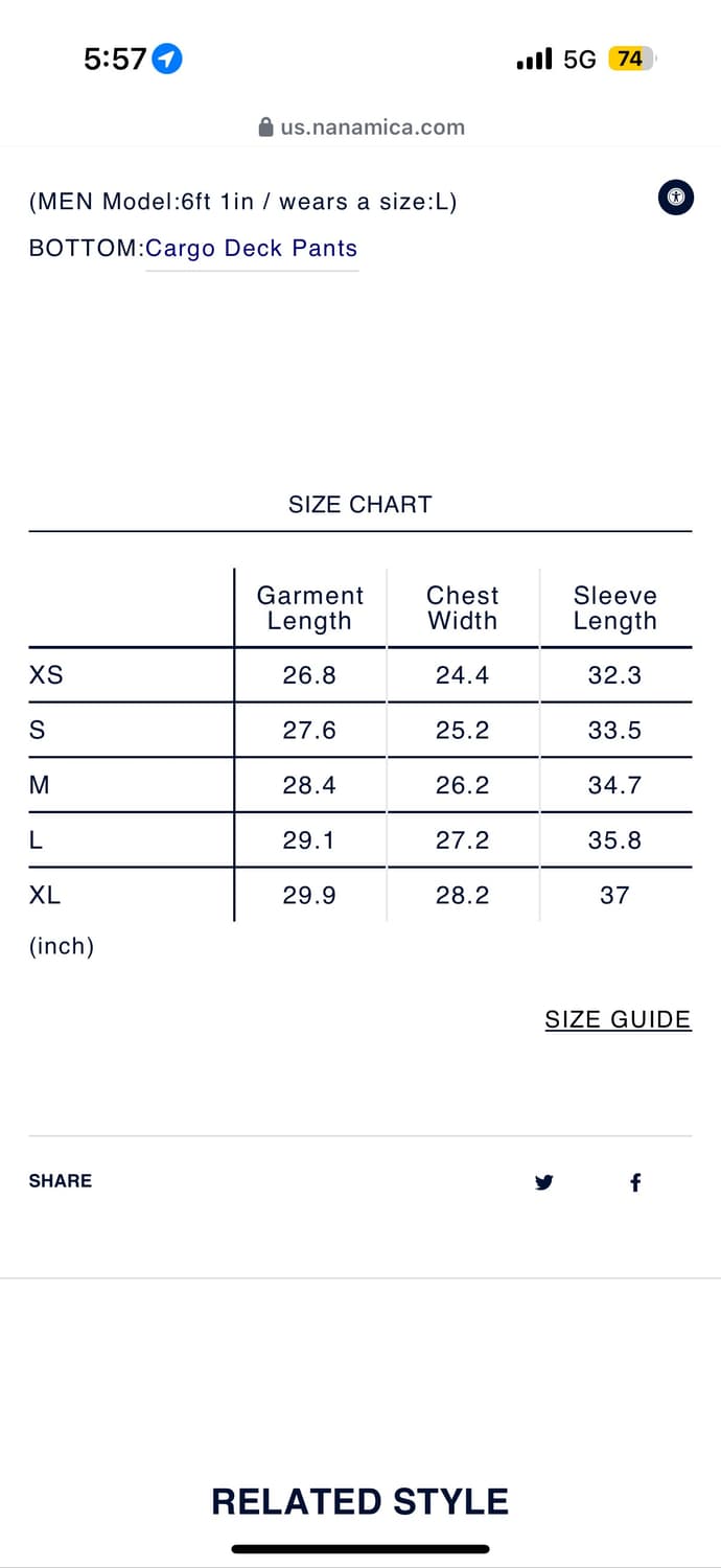 NANAMICA CREW NECK SWEATER 상품이미지4