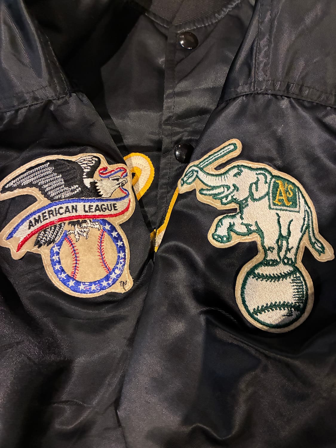 L) felco MLB 오클랜드 애슬레틱스 바시티 자켓 상품이미지3